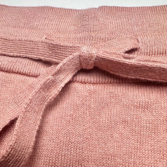 R | Label | Women | Apricot Cotton Cashmere Blend Knit Lounge Pants | Medium - Picture 9 of 9